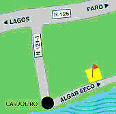 Vale do Milho: Anfahrtskizze